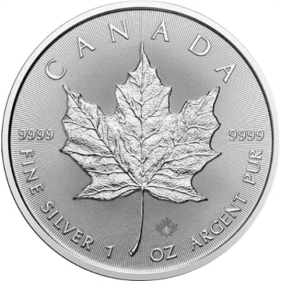 Kanada-5Dollar-2025-AgStgl-Maple-Leaf-1-Unze-Silbermünze-RS