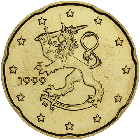 Finnland 20 Cent 1999 Kopie