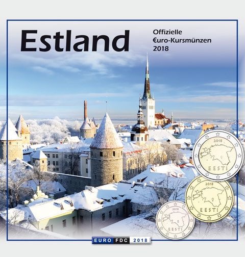 Estland KMS Kursstatz 2018  Sondersatz im Folder