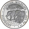 Somalia-100 Schilling-2013-AgStgl-Elefant-RS