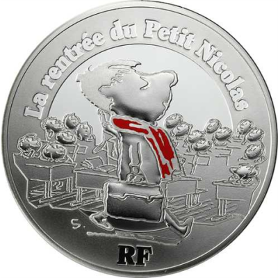 Frankreich 10 Euro 2014 PP Der kleine Nicolas - Schulbeginn  I