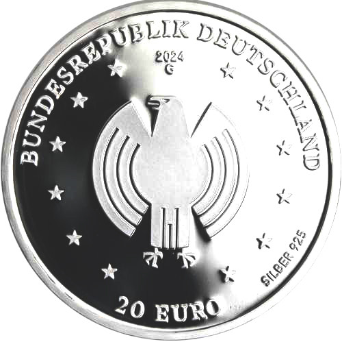 Deutschland-20Euro-2024-PP-Grundgesetz-Folder front