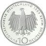 Deutschland 10 DM Silber 1989 - 2000 Jahre Bonn Wertseite