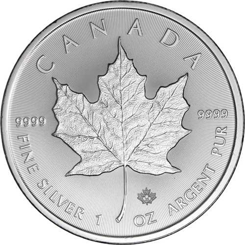 Kanada-5Dollar-2025-AGstgl-Maple Leaf-RS