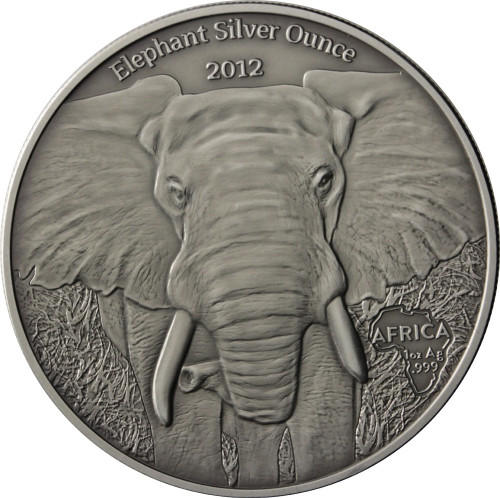 Gabun-1000Francs-2012-AgAf-Elefant-RS