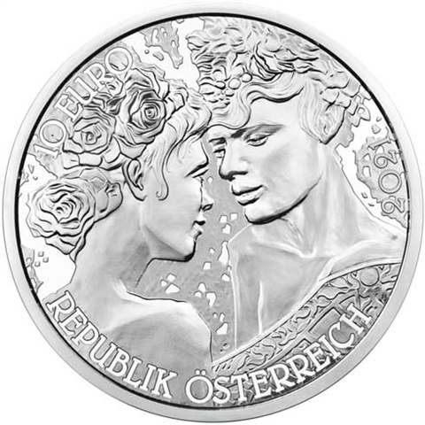 Österreich-10-Euro-Silber--Gedenkmünze-2021-Rose-hgh-Folder-III