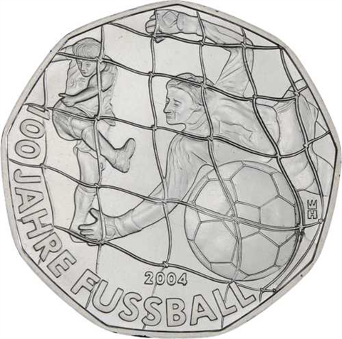 Österreich-5 Euro-2004-AGstgl-Fussball-RS