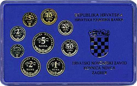 Kroatien-8,88Kuna-2005-PP-Kurssatz-RS